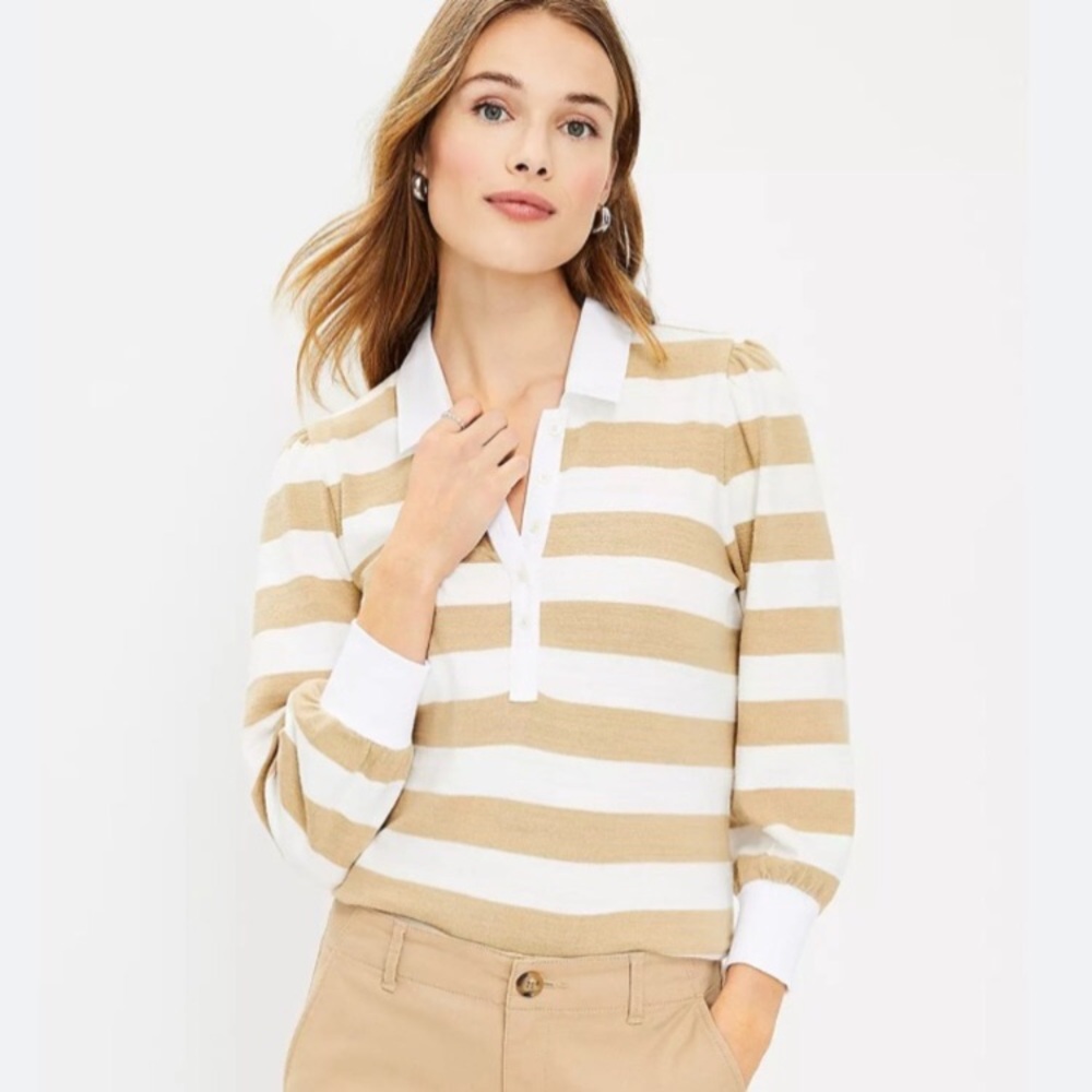 LOFT Y2K Polo Top